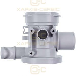 Корпус насоса з фільтром для пральної машини Samsung DC61-10652C D=32/24mm