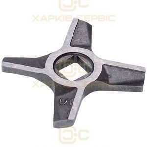Ніж для м&aposясорубки Zelmer 10003882 D=47mm s=5mm Отвір=9x9mm NR5 (двосторонній) ZMMA025X (A861009)