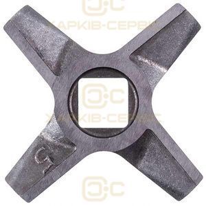 Ніж для м&aposясорубки Zelmer 10003882 D=47mm s=5mm Отвір=9x9mm NR5 (двосторонній) ZMMA025X (A861009)