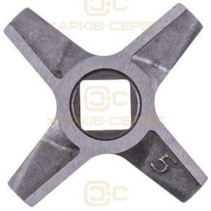 Ніж для м&aposясорубки Zelmer 10003882 D=47mm s=5mm Отвір=9x9mm NR5 (двосторонній) ZMMA025X (A861009)
