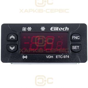 Контролер Elitech ETС-974 (мікропроцесор 2 датчика) 220V 8A