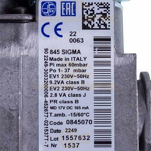 Газовий клапан Sit Sigma 845 для газового котла 0.845.070