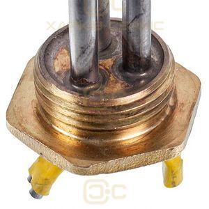 Тэн для алюминиевых батарей 1000W (нержавейка) L=385mm D резьбы= 1" (резьба правая) Турция