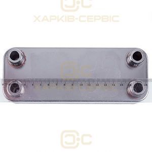 Теплообмінник пластинчастий (12 пластин) для газового котла Vaillant Atmo/Turbo MAX Plus/Pro 065131