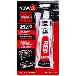 Герметик силіконовий (високотемпературний) прокладок Nowax NX37309 85g червоний