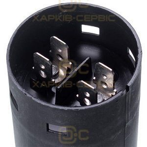 Конденсатор пусковий Robot Coupe 600018 DUCATI 59uF 250V 68,5x36,5mm (4 контакта)