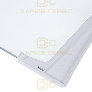Полиця над ящиком для овоічів у холодильник Gorenje 446110 500x300mm (скляна, біла, з обрамленням)