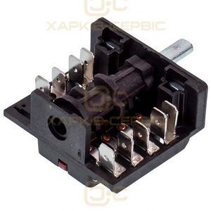 AC3 Перемикач тенів духовки 16A 250V (6 позицій)