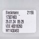ТЕН (проточний) для посудомийної машини (нового зразка) Ariston, Indesit C00520796 (з равликом) 1800 W
