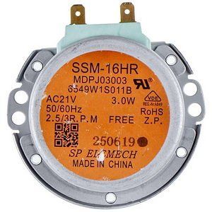 Двигатель поддона для СВЧ печи SSM-16HR 2.5/3r/min 21V 3W H(шток)=8.5mm LG