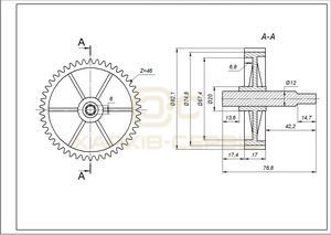 Шестерня для м&aposясорубки