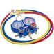 Манометричний колектор 2-вентильний VALUE VMG-2R410A-B-1 + шланги 3шт (R410 R407 R22 R134)