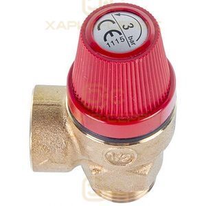 Запобіжний клапан Caleffi 3 бар 1/2" НВ для електричного котла Kospel 00144