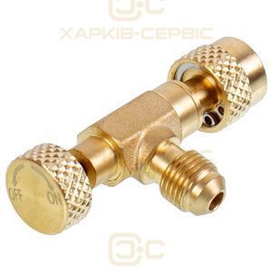 Кран для заправки кондиционеров Super Stars ST-VC4 (1/4''-5/16'' SAE)