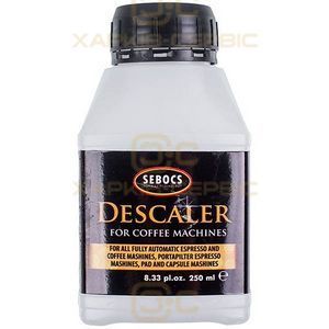 Рідина 250ml Sebocs для чищення від накипу для кавомашин