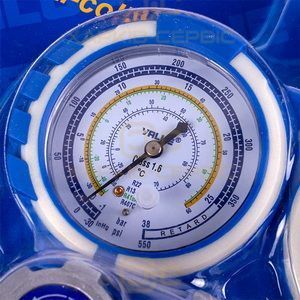 Манометричний колектор 2-вентильний VALUE VMG-2 R410A-B-2 + шланги 3шт.x900mm