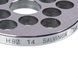 Решітка для м&aposясорубки Lame Italia 100765 14mm D=81,6mm (з пазом) Unger H82 (PRH14)
