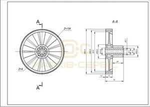 Braun AS00000377 Шестерня для м&aposясорубки