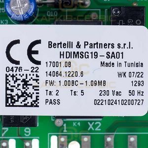 Плата управления B&P HDIMSG19-SA01 для газового котла Biasi M297 BI2285102