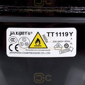 Компресор для холодильника TТ1119Y JIAXIPERA R600a 212 W (з пусковим реле)