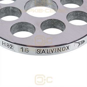Решітка для м&aposясорубки Lame Italia 100770 16mm D=81,6mm (з пазом) Unger H82 (PFH16)