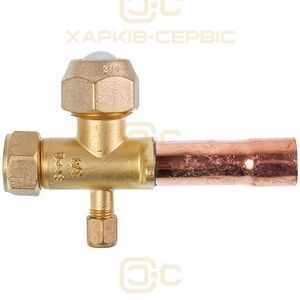 Кран сервісний (порт) 3/4" прямий для кондиціонера