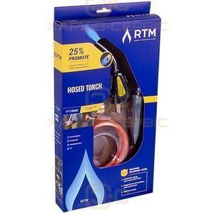 Горелка газовая ручная RTM HT-3S (НТ 1S 660) (под МАПП газ, с пьезоподжигом и шлангом)