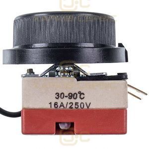 Термостат для бойлера WHD90E 16A 220V L=1000mm Tmax = 90&deg;C + ручка керування (2 клеми)