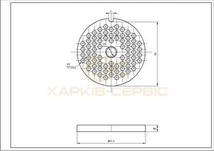 Решітка (сито) 4mm для м&aposясорубки Zelmer \ Bosch NR8 86.3161 10003880 (ZMMA148X, 00755474)