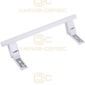 Ручка дверей верхня/нижня для холодильника Liebherr 7430670 L=315mm L(кріплень)=245mm білий