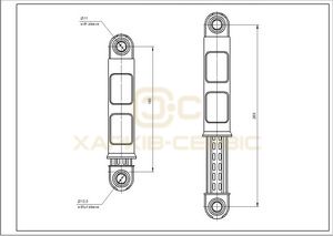 Амортизатор бака для пральної машини Electrolux 80N 1322553015