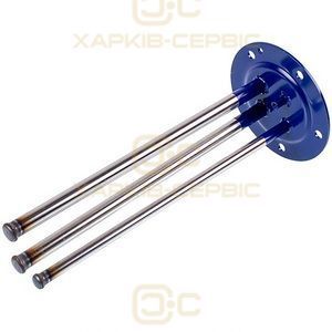 Фланець під сухі тени для бойлера Novatec, Chaika D зовн.=140mm L трубок=340/340/340mm (під анод M6)