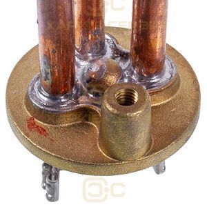 Тэн для бойлера под анод 2000W (медный), фланец 48mm анод M6 Balcik (на удлин. ножках)