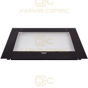 Скло дверей зовнішнє 210444372 590x460mm для духовки Beko