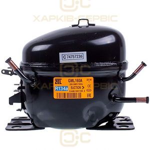 Компресор для холодильника Zanussi ZEL GML160А R134a 160W (з пусковим реле ZNB68-120P15C)