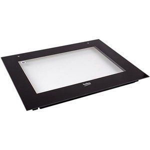 Скло дверей зовнішнє 210444372 590x460mm для духовки Beko