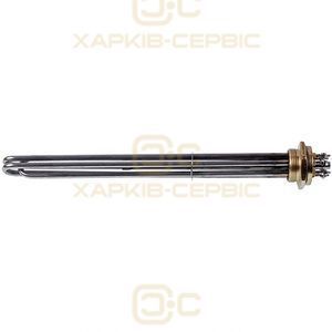 Блок тенів 10 кВт 220-380 В (нержавіюча сталь) L=385 мм гайка 1 1/2" для електричного котла Koolwen