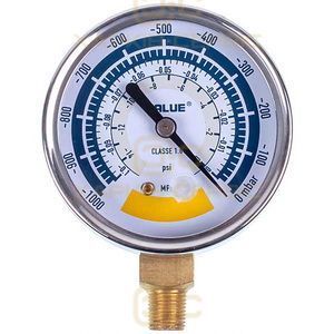 Манометр (вакуумметр) 310500601 VALUE (D корпусу= 63mm, підключення знизу)