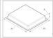 Деко HZ632070 455x375x39mm для духовки Bosch 11029049