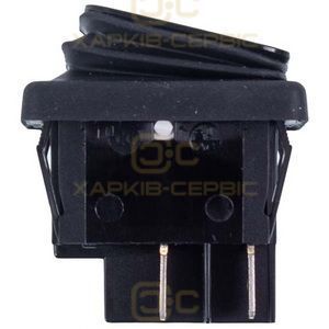 Вимикач 16A-250V/20A-125V 4 контакта (універсальний) чорний
