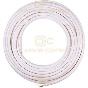 Труба медная в изоляции спарка 1/4'' + 3/8'' (бухта 25 м) Halcor (продажа кратна бухте)
