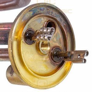 Тен для бойлера 184281 RECO 2000W (мідний, на коротких ніжках), фланець 48mm (під анод M6)