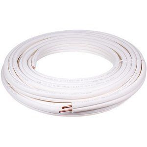 Труба медная в изоляции спарка 1/4'' + 3/8'' (бухта 25 м) Halcor (продажа кратна бухте)