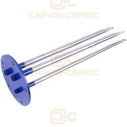 Фланец под сухие тэны для бойлера D наружн=137mm L трубок= 375/350/350mm Nova Tec (Новатек), Chaika
