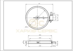 Конфорка для склокерамічної поверхні Electrolux D=180mm 1800W 3740636216