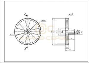 Шестерня велика для м&aposясорубки Kenwood KW650740