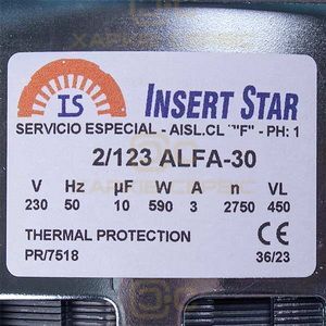 Помпа циркуляційна для посудомийної машини 590W 220/240V