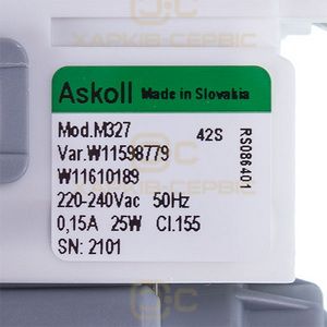 Помпа (насос) для пральної машини Ariston C00085617 Askoll BPX2-35L 25W 0.3A