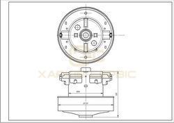 Двигун для пилососа Electrolux 2192737050 2200W D=130/84mm H=31/120mm