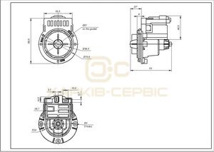 Помпа (насос) для пральної машини Askoll 40W M325 RS0789 C00526201 (мідна обмотка)